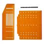 Drilling template door/drawer