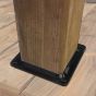Plaque d'assise Fixplak 66, 6" x 6", noir