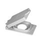 Couvercle simple, 30 A, 1 " x 5 1/2" x 2 7/8", gris