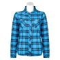 Chemise en flanelle à carreaux, bleu, grandeur X-grand