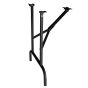 Folding Table Legs - Black - 28,375" - 2/Pkg