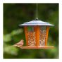 Sun & Star Lantern Bird Feeder - 3 lb - Matte Black/Brown