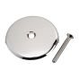 Overflow plate with 1 hole