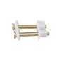 Toilet seat hinge bolt