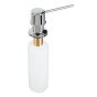 Distributeur pour savon ou lotion, chrome