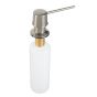 Distributeur pour savon ou lotion, nickel brossé
