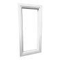 Shed Window - White - 17" x 35" x 2.5"