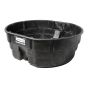 RUBBERMAID Stock Tank for Livestock - Black - 1,135.5 l - 69" x 63"
