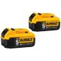 Batterie lithium-ion, 20V MAX, 5Ah, 2/pqt