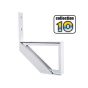 Limon de marche, 1 marche, 15" , blanc