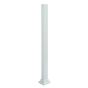 Poteau de descente de rampe, blanc, 2" x 46 1/2" x 2"