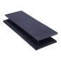 Rubber step cover – Non-Slip - Black - 8" x 36" x 3/4"