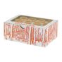 Lithographed box for 12 mini cones of 1 oz - White - 12 cones - 25/Pkg