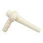 Maxflow Spout with Barbs - 5/16" - White