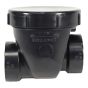 ABS-Backwater Valve - 2" - Hub - Black