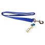 Laisse simple, bleu, 1" x 48"