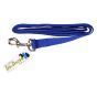 Laisse simple, bleu, 1" x 72"