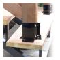 Base de fixation, noir