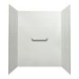 Shower Wall - Supreme - 60" - 3-piece - Acrylic - White