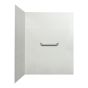 Shower Wall - Supreme - 48" - 2-piece - Acrylic - White