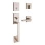 San Clemente Latch Handles, Satin Nickel