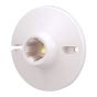 Keyless lamp holder - Plastic - White