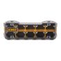 Organizer - 10 Compartments - Black and Yellow