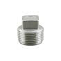Bouchon en acier inoxydable tête carrée 1/2 PO