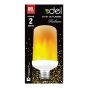 LED Lightbulb - Flame Effect - Warm White - 2 W