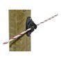 Isolateur pour poteau de bois, 20/pqt, noir