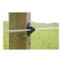 Isolateur pour poteau de bois, 20/pqt, noir