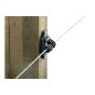 Isolateur pour poteau de bois, 50/pqt, noir