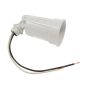 Exterior Lampholder - White