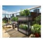 Jardin modulaire vertical en plastique Garant, greige, rectangulaire, 22" x 15,25" x 11,13"