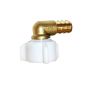 Swivel Elbow Plastic Nut 1/2"