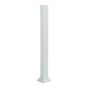 Poteau de montage piscine, 3" x 49 1/2" x 3", blanc