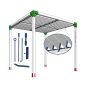 Ensemble de volets amovibles pour pergola