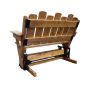 Set of hardware to build a sliding bench