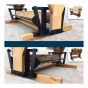 Set of hardware to build a sliding bench