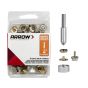 Screw snap fastener kit