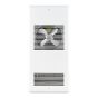 Residential Fan Forced Heater - White - 240 V / 1500 W - 8 2/3" x 17 1/8" x 3 1/5"