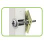 Spring toggle bolt - Zinc - 2" - 20/Pkg