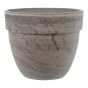 Pot en céramique Basalt, marbre, 24 cm