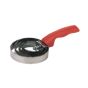 Metal currycomb, spiral shape
