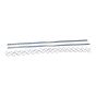 Fixation Wirelock pour abri auto, moulure aluminium, 6'