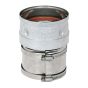 Connecteur Flex pour cheminée de poêle à granules, 4"