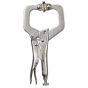 Locking C clamp swivel pads