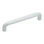 Villeray Functional Plastic Pull  - White - 3 3/4"