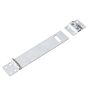 Moraillon avec agrafe amovible, zinc, 4 1/2"