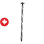 Clou d'ardox en vrille régulier, brillant, 3", 25 lb/pqt